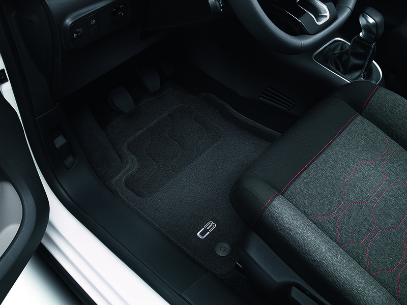 CITROEN Citroen C3 Rubber carpet mats, shaped - set of 4