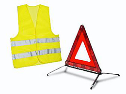 CITROEN Citroen C4 Picasso Emergency warning triangle kit and safety jacket