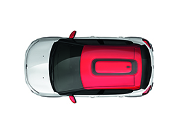 CITROEN Citroen C3 Roof box sticker in Grainy Black
